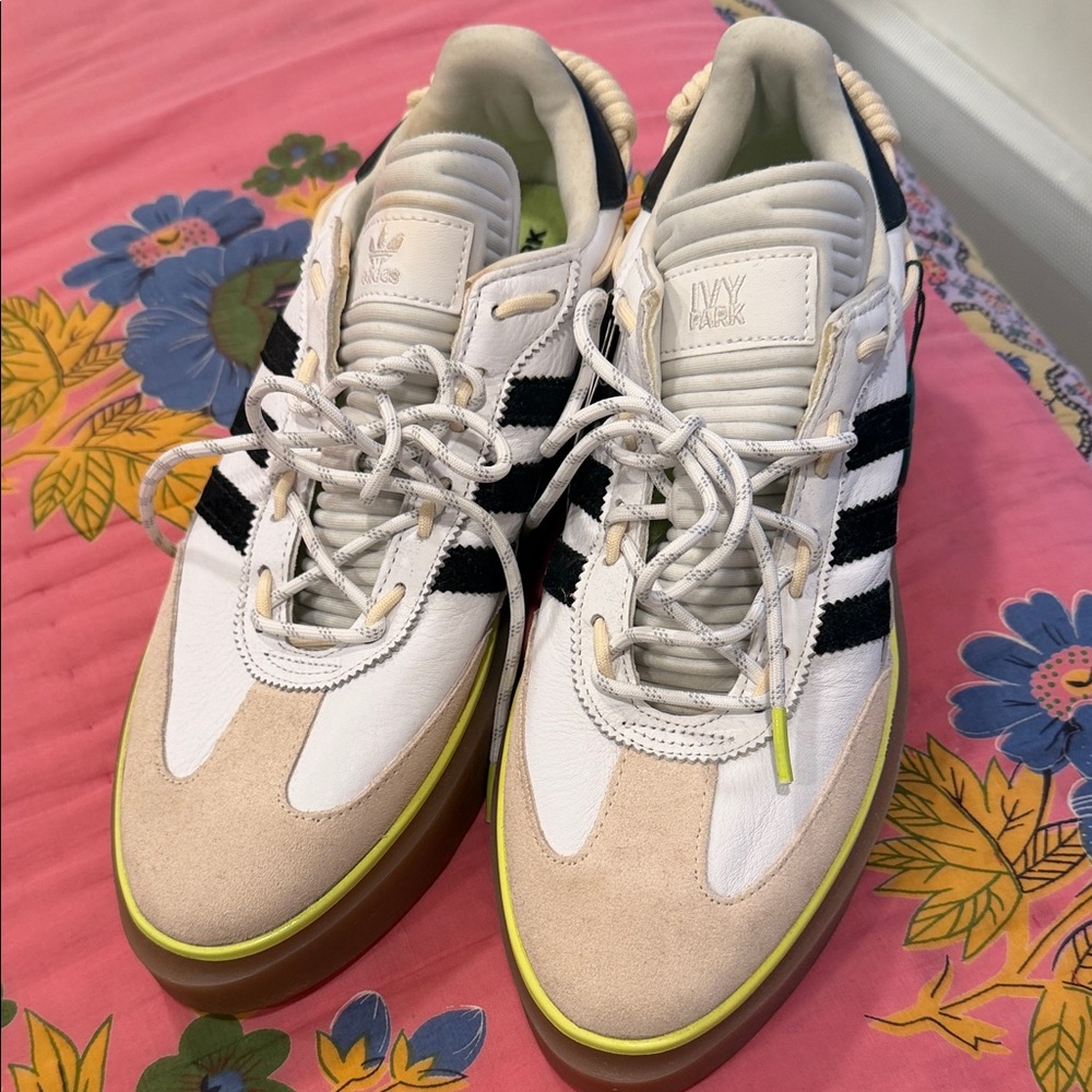 Adidas IVY PARK White, Black, Yellow Sneakers